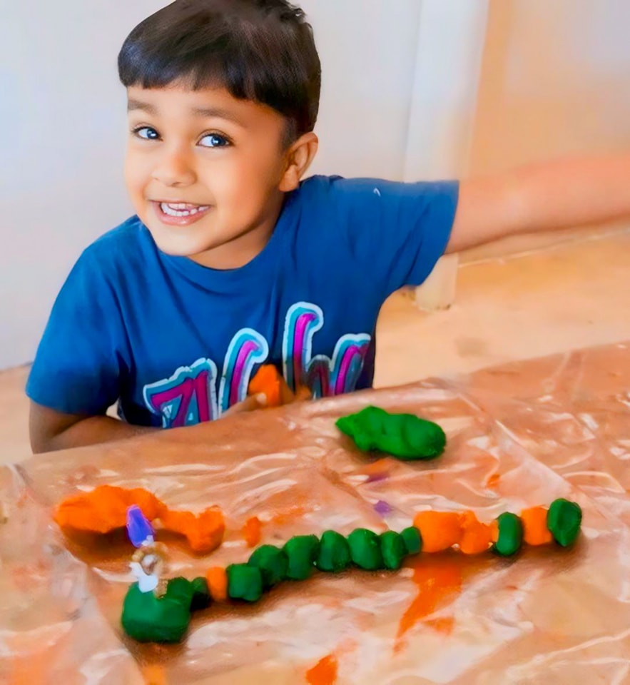 Boy playing
