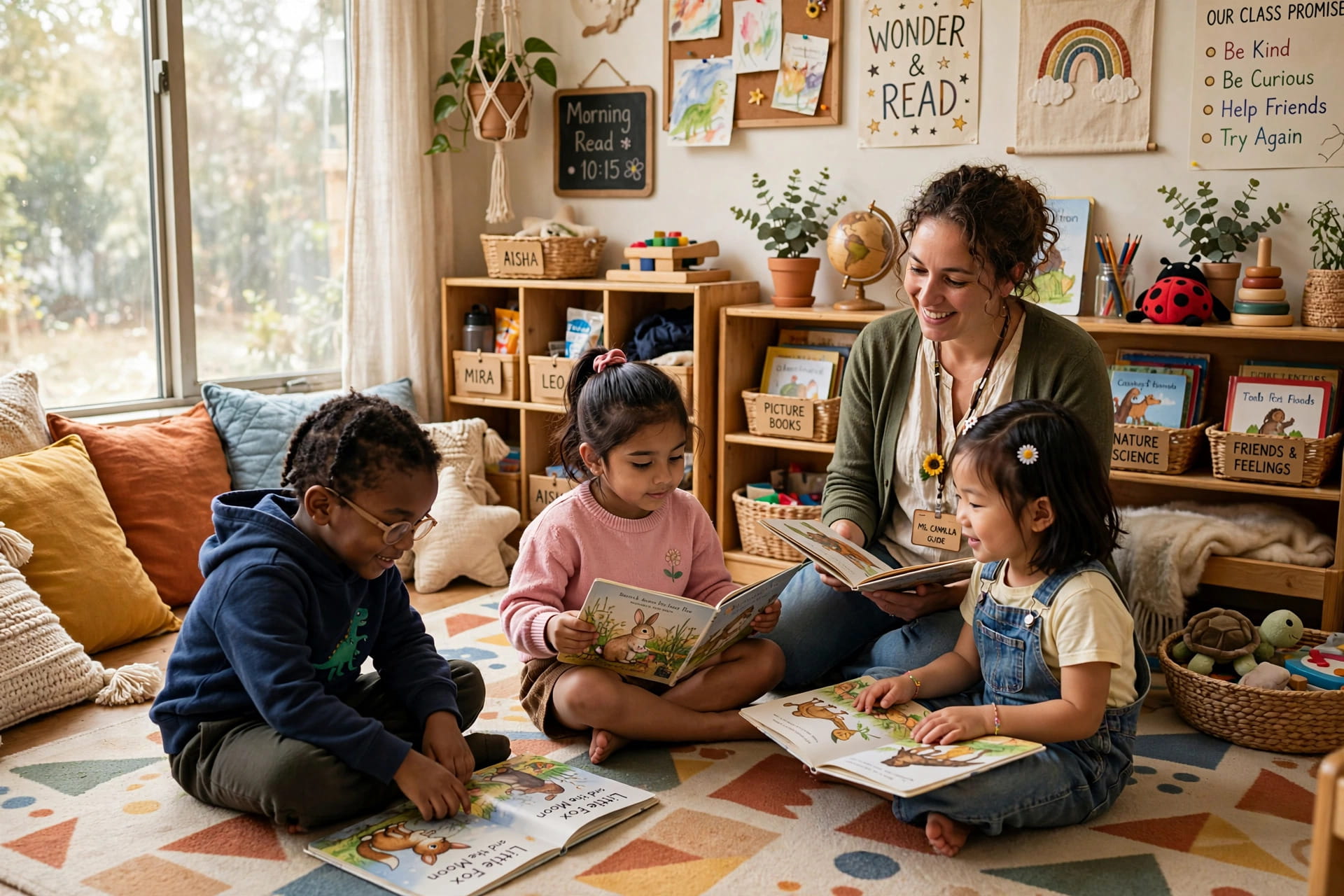 Kindergarten Reading circle